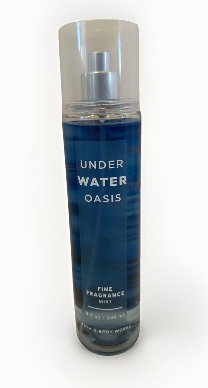 BATH & BODY WORKS UNDERWATER OASIS BODY MIST SPRAY 8 FL OZ READ